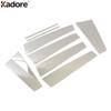 For Jeep Compass 2017-   Steel Car Window Center Pillar Cover Trim Window Middle B C Pillars Post Strip Accessories