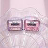 Men Women Cartoon Magnetic Tape Brooch Cute Music Tape Pin Lapel Pin For Jacket Shirt Hat Vintage Pin Accessories