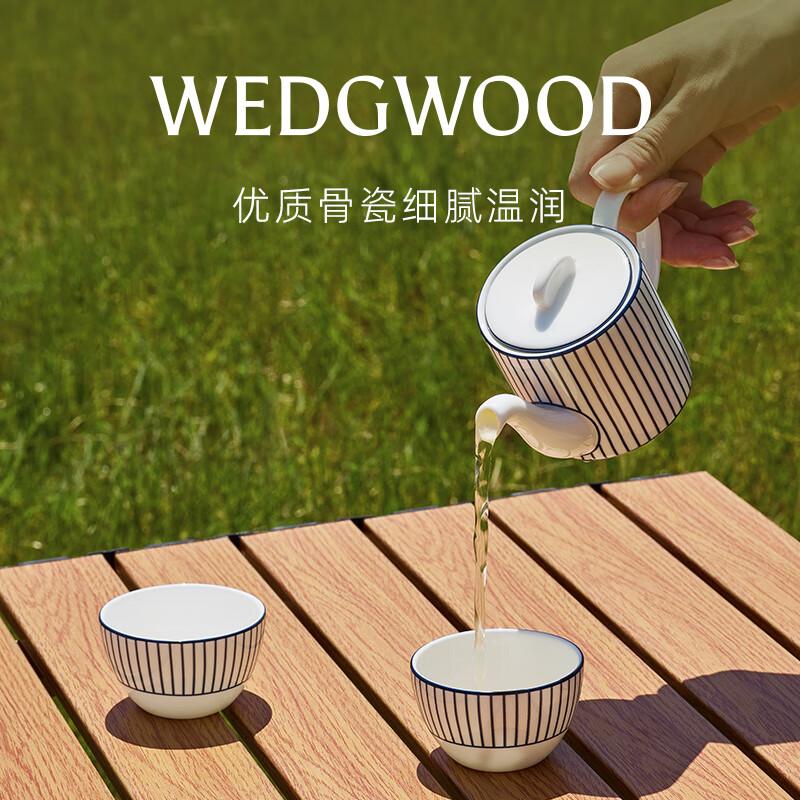 WEDGWOOD Blues Geometry Travel Tea Set