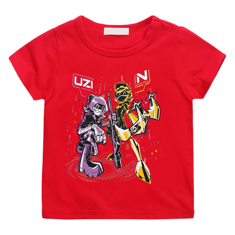 Murder Drones N and Uzi T-shirts Fashion Boys Girls Cotton Hot Anime Tees Teen Children Short Sleeve Clothes Cool Kids Tshirts