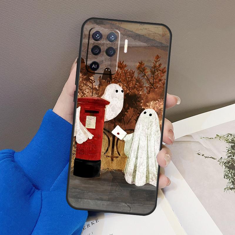 Призраки Забавный чехол для Oppo A78 A38 A18 A98 A58 A60 A80 A40 A96 A76 A16 A94 A74 A54 A15 A17 A57 A77 A5 Pro