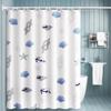 PEVA Waterproof Anti-Mold Shower Curtain