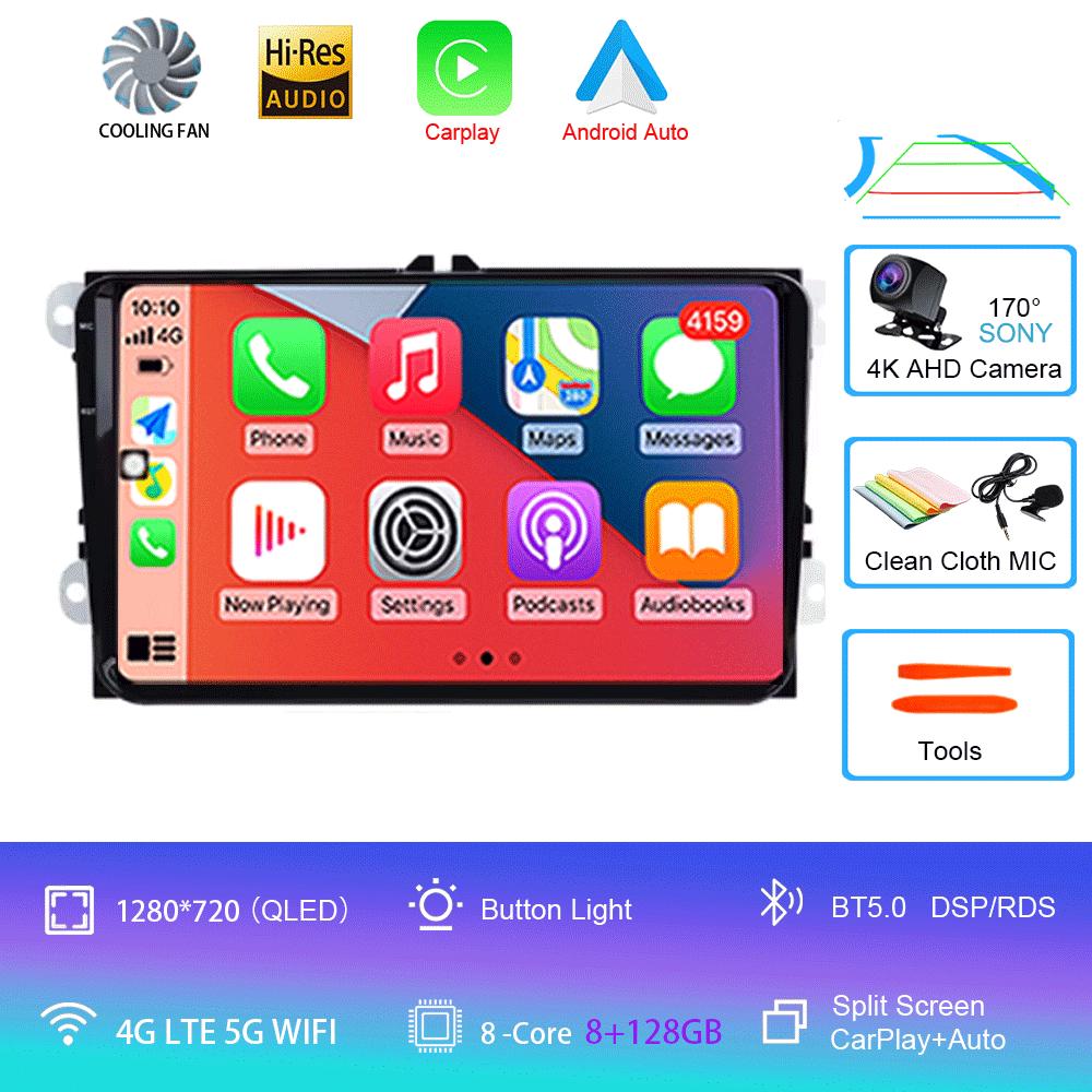 Android 14 Автомобильный радиоприемник с GPS-навигацией для VW Passat B6 amarok volkswagen Skoda Octavia 2 превосходный JettaT5 гольф 5 мультимедиа