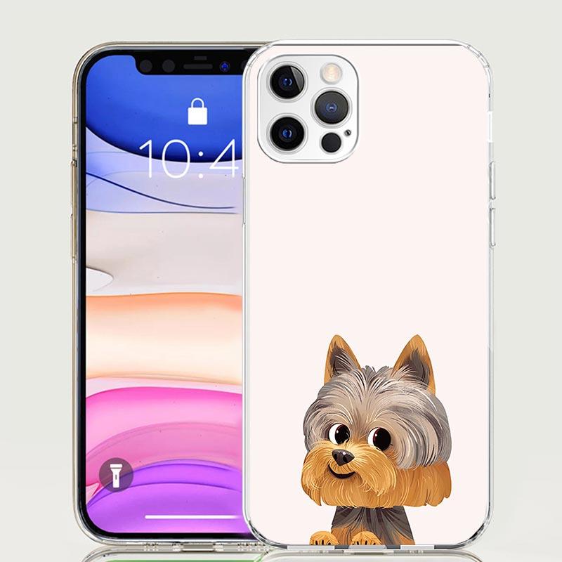 Чехол для телефона с мопсом и французским бульдогом для Apple iphone 16 15 14 13 12 Mini 11 Pro Max 16E X XS XR 7 Plus 8 + SE 2020 Трендовый Забавный
