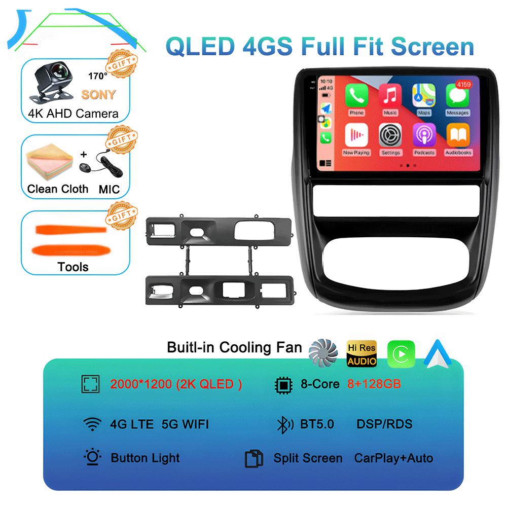 Автомагнитола Android 14 для Renault Duster 1 2010 - 2015 для Nissan terrano lll 3 2014 - 2022 Мультимедийный видеоплеер Навигация s