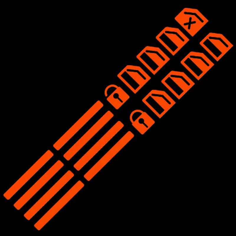 1 лист светящихся наклеек на кнопку выключателя стеклоподъемника автомобиля, дверной стеклоподъемник, ночной выключатель безопасности, украшение, флуоресцентные наклейки