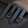 Vintage Oil Wax Watch Band Handmade Stitching Cowhide Strap for Omega Wristband 18mm 20mm 21mm 22mm 24mm for Seiko Smartwatch
