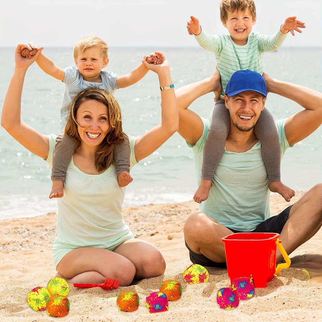 10 шт. Брызгающие водные шары, Охлаждающие водные шары для бассейна, Подходят для игры на пляже и на открытом воздухе, Случайные цвета
