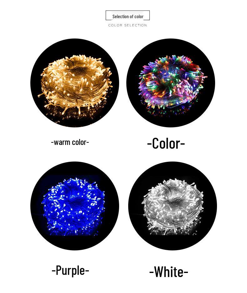 Водонепроницаемая светодиодная гирлянда «Звездное небо» 24 В: Праздничный и уличный декор