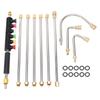 Pressure Washer Extension Wand Kit 6 Nozzle Tips 30 90 Degree U Shaped Curved Rods Power Washer
