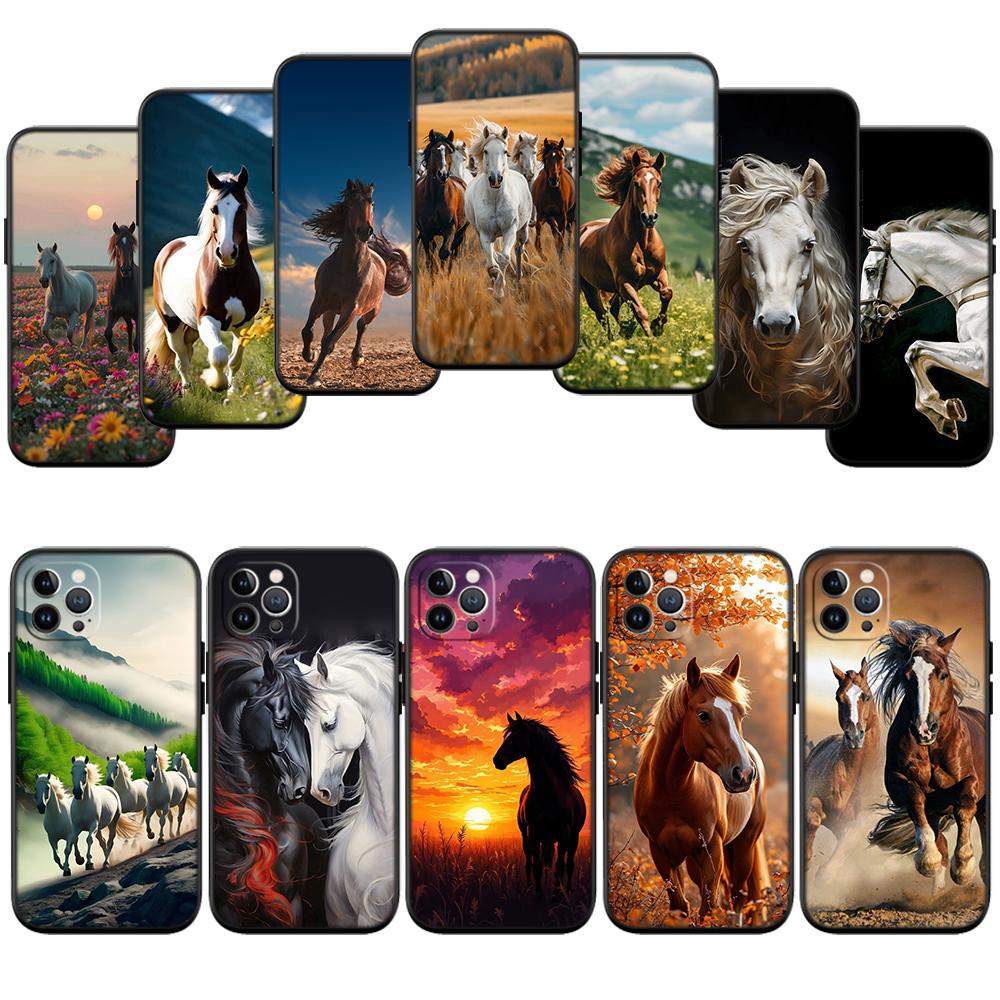 Чехол для телефона 'Красивая лошадь' для Samsung Galaxy S24 S25 Ultra FE Plus Edge A22 A24 A25 A35 A02S A21S