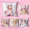 Милые Наволочки S-Super S-Sonico для Спальни Гостиной Дивана Домашнего Декора Полиэстеровая Наволочка на Подушку на Молнии