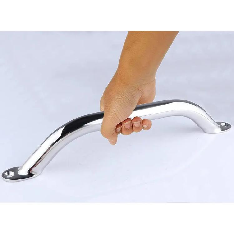 2 Pieces Stainless steel 12'' Boat Polished Boat Marine Grab Handle Handrail boat accessories marine