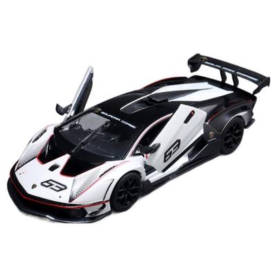 Ббураго 1:Литой модельный автомобиль Lamborghini Essenza SCV12, масштаб 1:24, белый