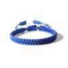 Unisex Hand Rope Adjustable Handmade Braided Solid Color Thick Anti-break Lightweight Stackable