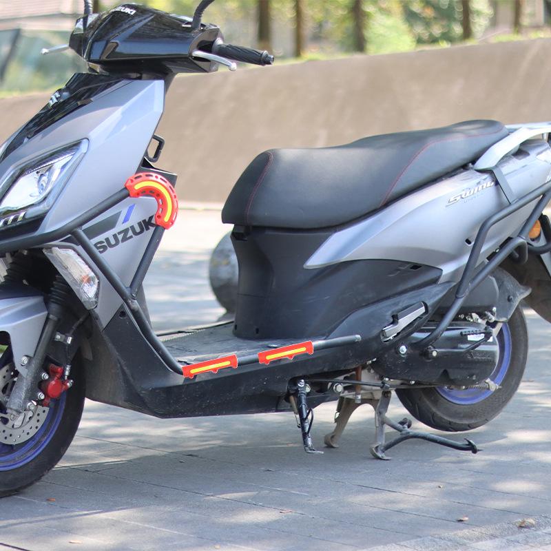 Легкий Мотоцикл Suzuki UY125 Защитные Противоударные Дуги - Передний и Задний Бамперы из Углеродистой Стали