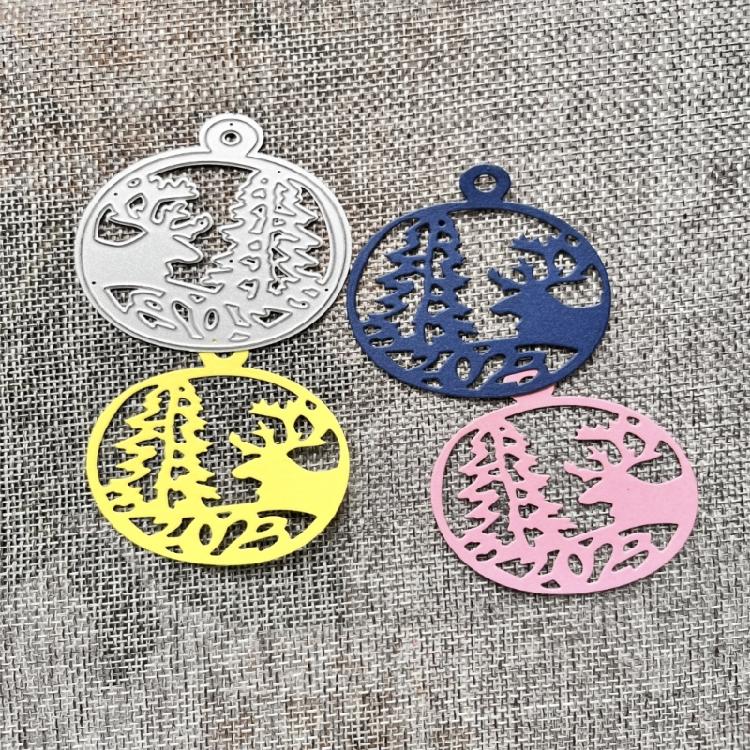 Christmas Themed Cutting Dies Carbon Steel Embossing Die Cut Templates For Scrapbooking Photo Album Planner Decoration