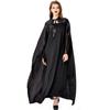 M-XL Хэллоуин, плащ, ведьма, костюм, королева-призрак, вампирша, мантия мага, сценический костюм
