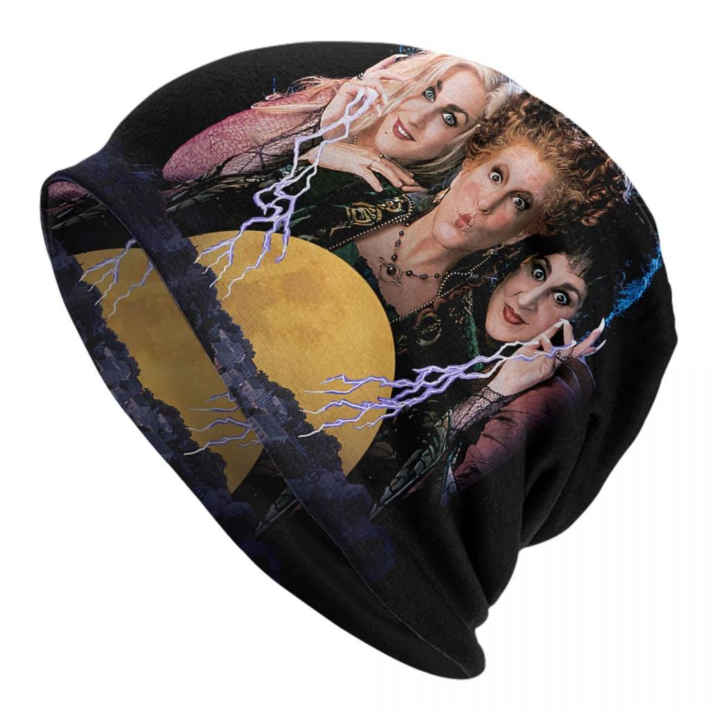 Шапка Hocus Sanderson Sisters Pocus, вязаные шапки, крутые шапки унисекс для взрослых, Хэллоуин, ведьма, фильм ужасов, зимние теплые шапки, шапка