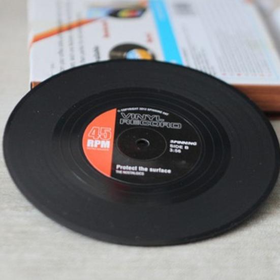 6 шт. подставка для пластинок, легко чистящиеся, легкие подставки для дисков в стиле ретро для домашнего ресторана, бара, вечеринки