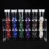 DND Dice Colored Polyhedral Dice for DNDGame RPG Board Game Accessories Hobbies Holiday Gift, 6 Sets Dices with 6pcs Tube, 1pc Tube Rack
