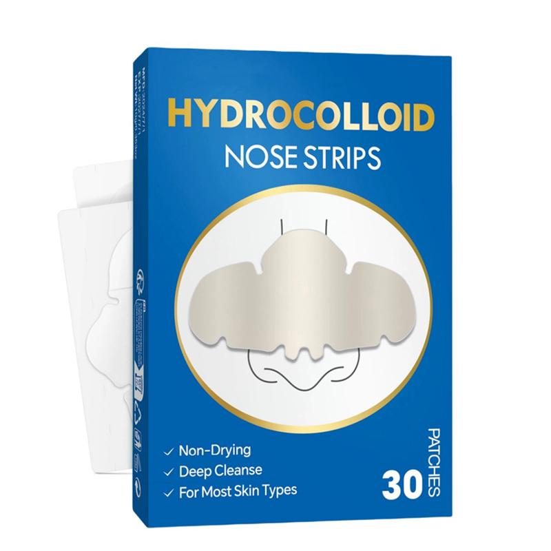 30 шт. Пластыри для носа Гидроколлоидные пластыри Удаление черных точек Глубокое очищение Полоски для пор для лица носа и пор