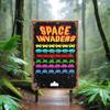 Ретро Металлическая Вывеска Space Invaders Аркадная Игра Жестяная Пластина Настенный Декор