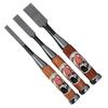 Senkichi Bronze Award Woodworking Set of Blade Width Woodworking with Red Oak Handle Chisel, Add-on Only, 3, 9, 15, 24mm, Steel,