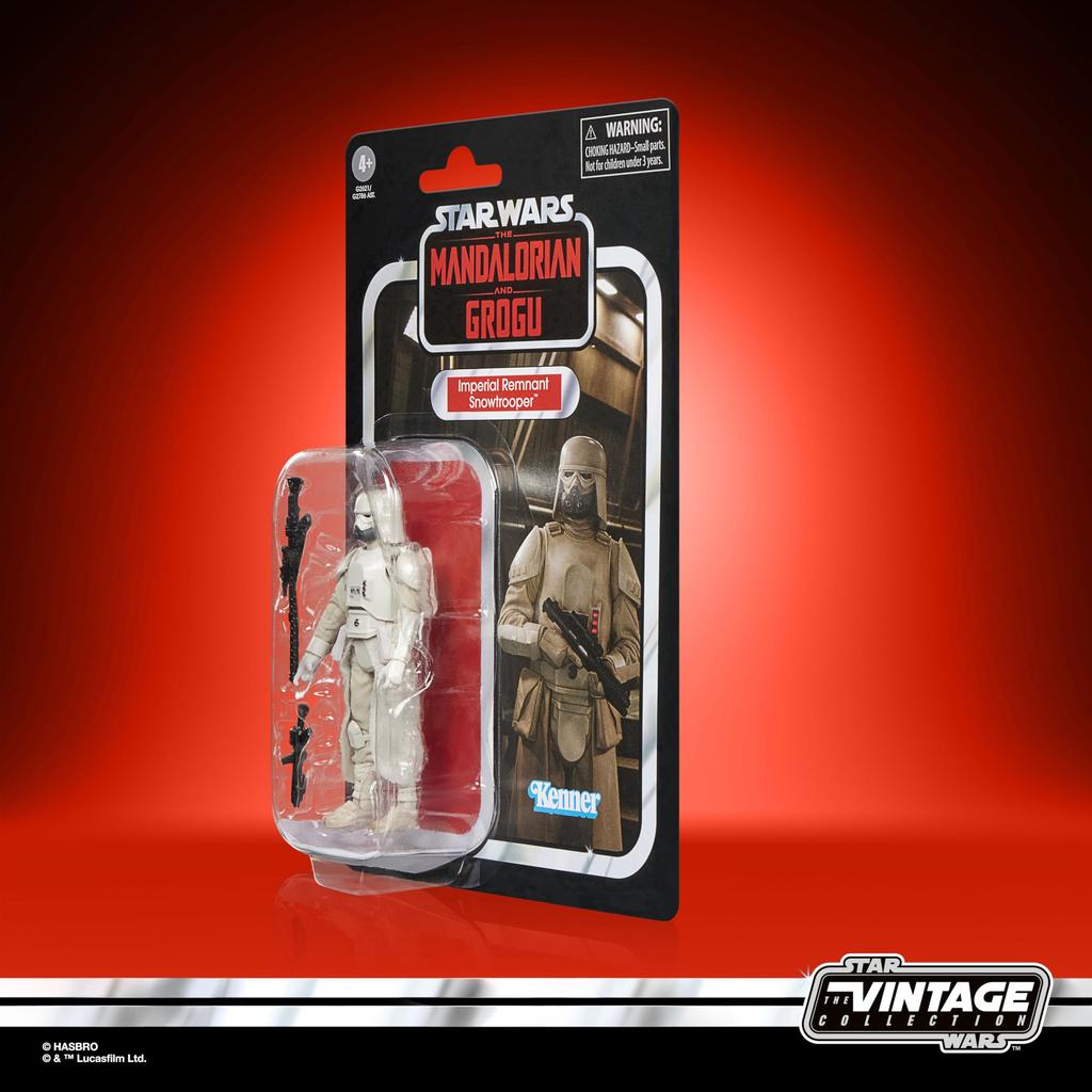 Hasbro STAR WARS Коллекция Винтаж Мандалорец и Грогу Остатки Империи Снежный штурмовик Премиум см Коллекционная фигурка G2621 Звездные войны/9.5