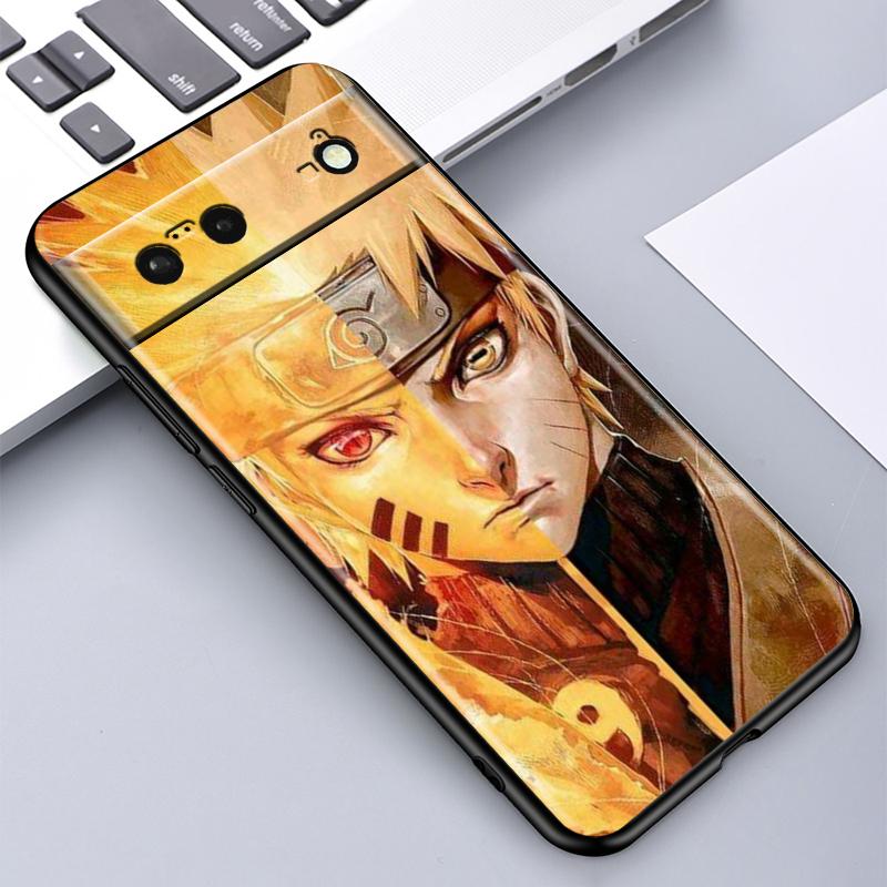 Популярный аниме Наруто для Google Pixel 6 Pro 6A 5A 5 4 4A XL 5G черный чехол для телефона противоударный чехол мягкий Fundas Coque Capa