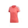 W E 3S Slim Tee Classic Three Stripes Sports Short Sleeve T-Shirt Women Tops Pink DU0634