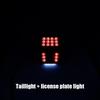 2pcs 12V 24V 39 LED Tail Light Combination Stop Turn Signal Light Trailer Tail License Plate Lamp Truck Rear Lamp Waterproof