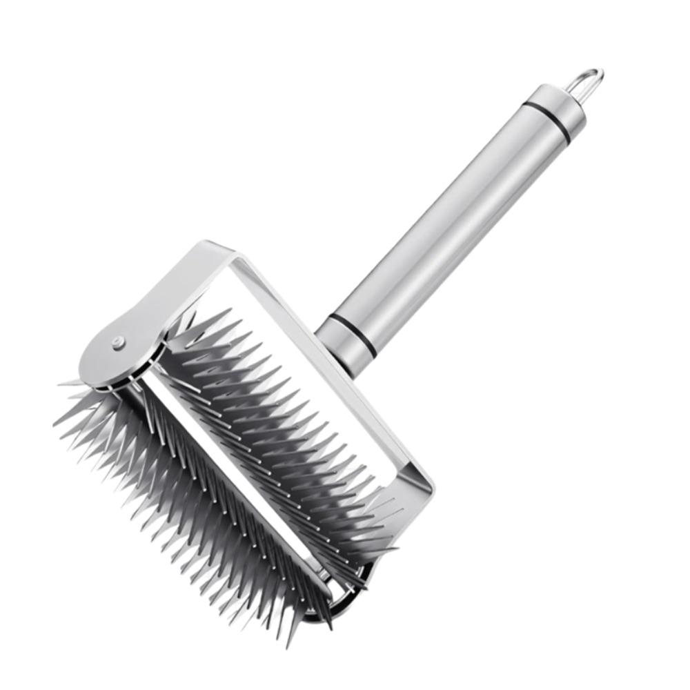 Stainless Steel Pizza Roller Puncher Effort-saving Berry Crusher Pizza Profile Puncher Dough