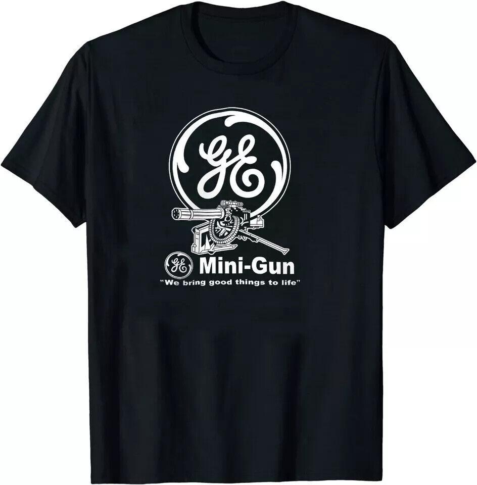 НОВАЯ ОГРАНИЧЕННАЯ серия General Electric МИНИ-ПИСТОЛЕТ Забавная футболка Унисекс Футболка