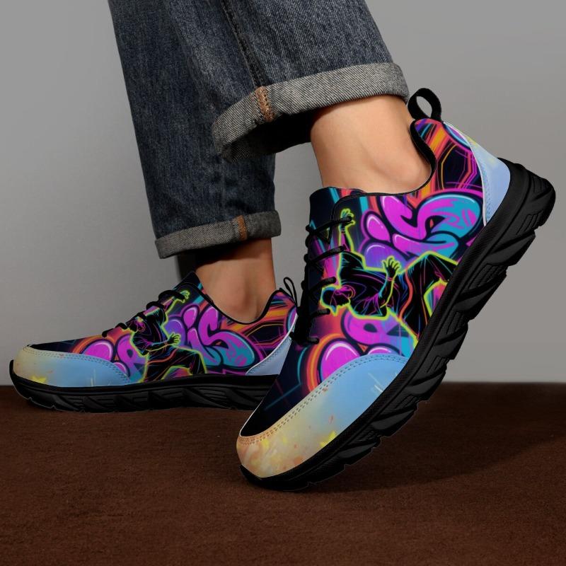 YRZL Men Walking Shoes Running Sneakers Athletic Lightweight Non Slip Comfortable Breathable Gym Training Sports Casual Shoes