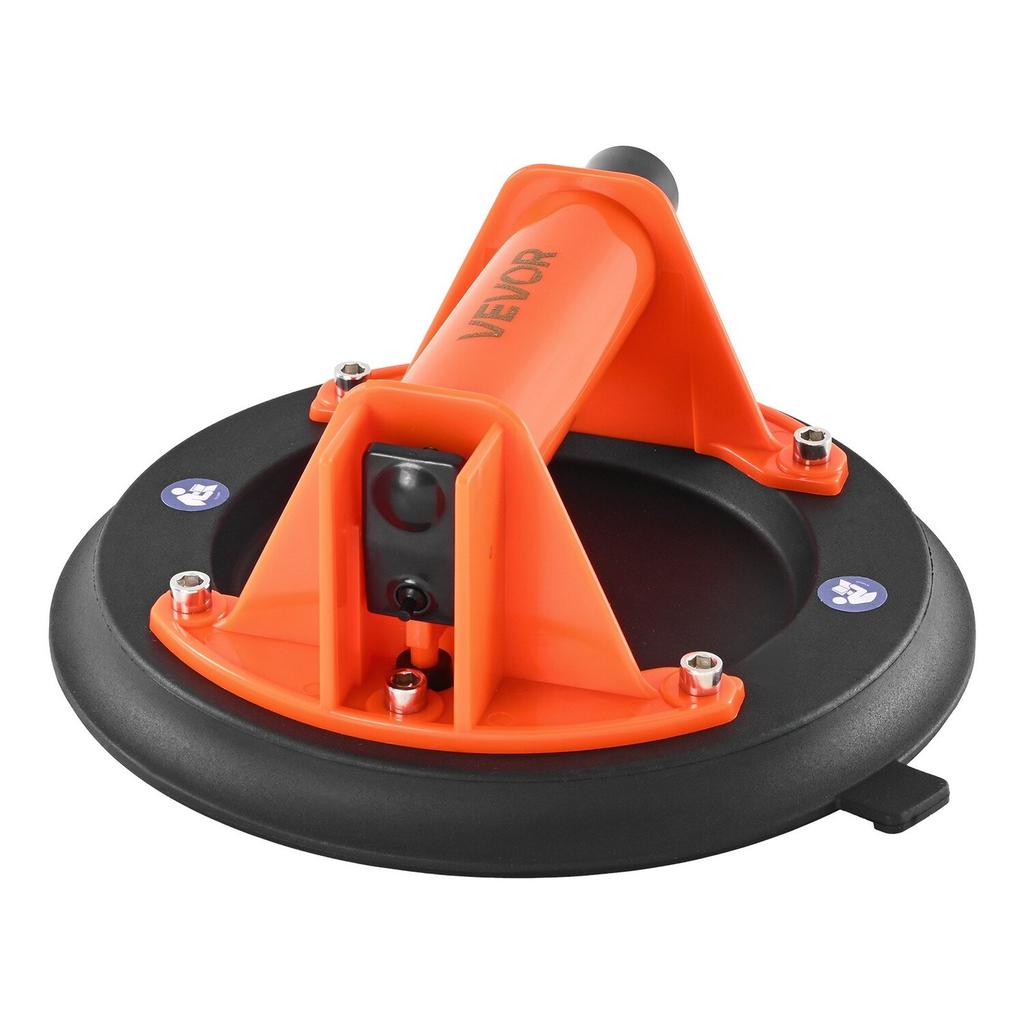 Vacuum Suction Cup, 203 mm Vacuum Glass Lifter with ABS Handle, 180 kg Max Lifting Capacity Tile Suction Cup Tool with Carrying Case for Lifting Large
