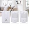 Motion Sensor Wireless Alert Secure System Doorbell Alarm for Home Driveway  Garage White