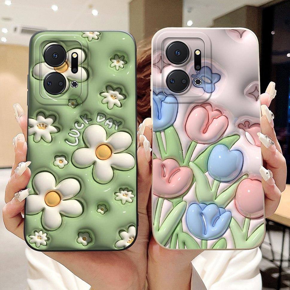 Роскошный painted чехол для Honor X7a 4G Case 2023 Силиконовый мягкий Fundas Чехол для телефона для Honor X7A X 7a HonorX7a Coque Capa