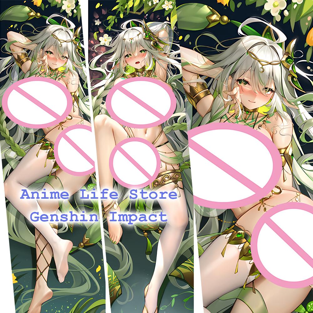 Nahida Dakimakura аниме Genshin Impact Косплэй тема наволочка 2WAY персиковая кожа мягкая наволочка для тела чехол для подушки