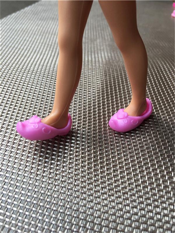 Little Kelly Doll Shoes Fashion Pink Boots Slippers Casual Wear Shoes for Mini Licca Dolls Accessories Doll Long Knees Boots