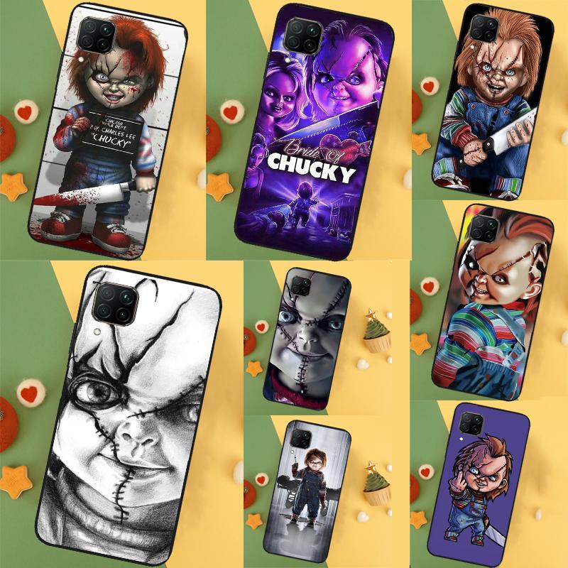 Чехол для телефона Huawei Nova Y91 Y61 Y60 Y70 Y90 Nova 9 SE 10 11i 8i 3i P20 P30 Pro P40 Lite с изображением куклы Чаки из фильма ужасов
