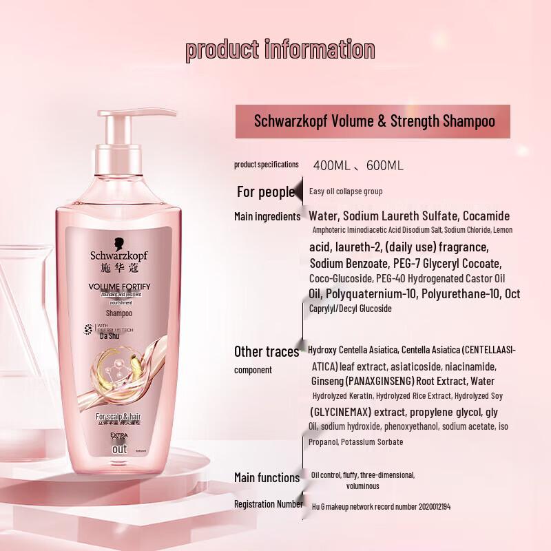 Schwarzkopf Volumizing & Fortifying Shampoo