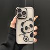 Чехол для мобильного телефона Line Panda для Apple 17pro для IPhone16pm Металлический каркас 15 Креативный 14plus Анти-