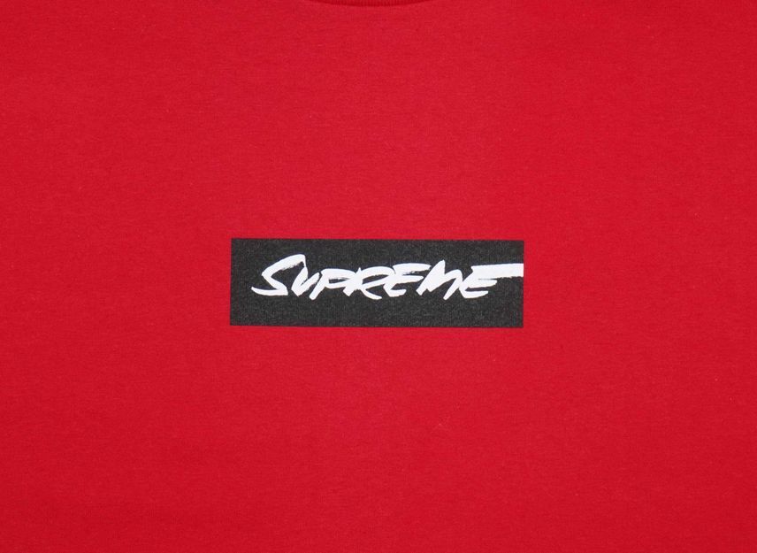 Supreme Футболка с логотипом Futura Box Красная