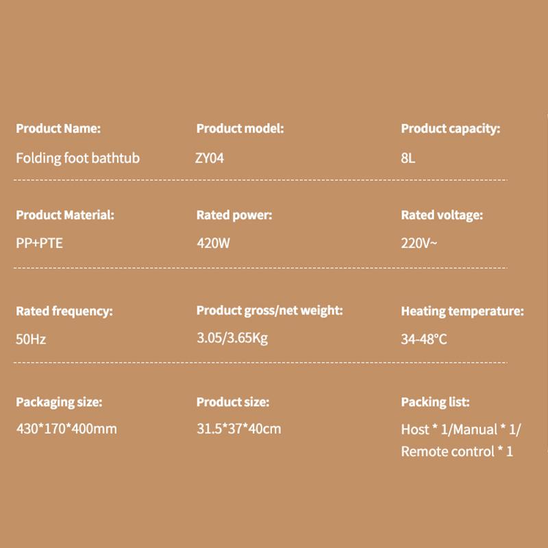 Складная автоматическая гидромассажная ванна для ног с тепловой вибрацией, ванна для ног с красным светом и массажными роликами для расслабления и снятия стресса