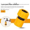1" Hose To Faucet Quick Connector for Car Wash - Compatible with 2, 3, 4, 6 Point Soft Hoses/Water Guns