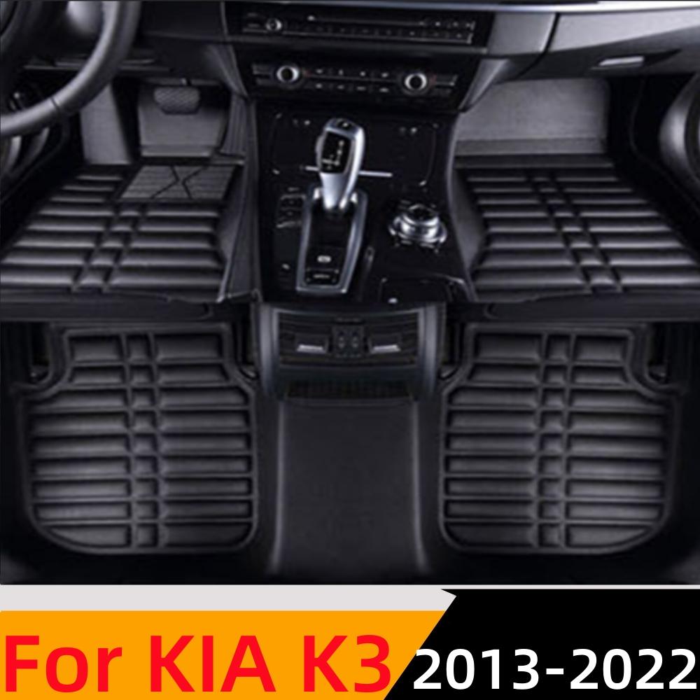 Sinjayer 3D Custom Fit Waterproof Car Floor Mats Front & Rear FloorLiner Styling Auto Carpet Mat For KIA K3 2013