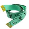 Soft Tape Measure, Sewing Tailor's Ruler, 150cm/60 Inch, Green and Black, Plastic, Portable