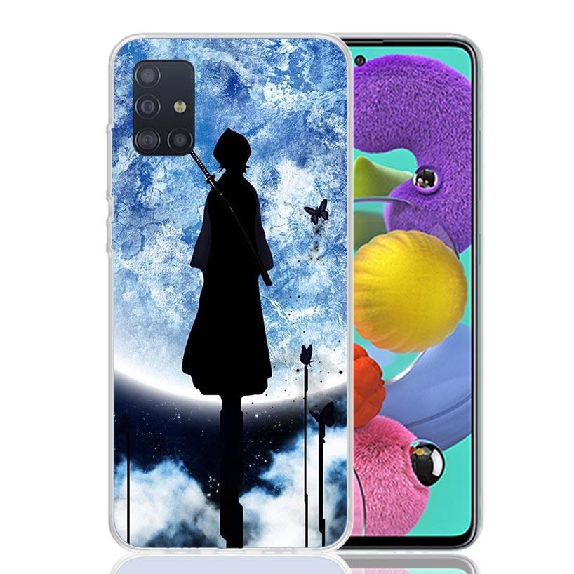 Чехол для телефона Bleach Кучики Рукия для Samsung Galaxy A52 A32 A22 A12 A02S A50S A30S A51 A31 AA71 Note 20 Ultra 10 S10 Plus Galaxy