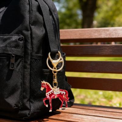 Китайский Новый год Шарм Лошадь 2026 Год Лошади Талисман Подвеска Удачливое Зодиакальное Животное Сплав Шарм Фэн-шуй для DIY Брелок Браслет Изготовление Ювелирных Изделий